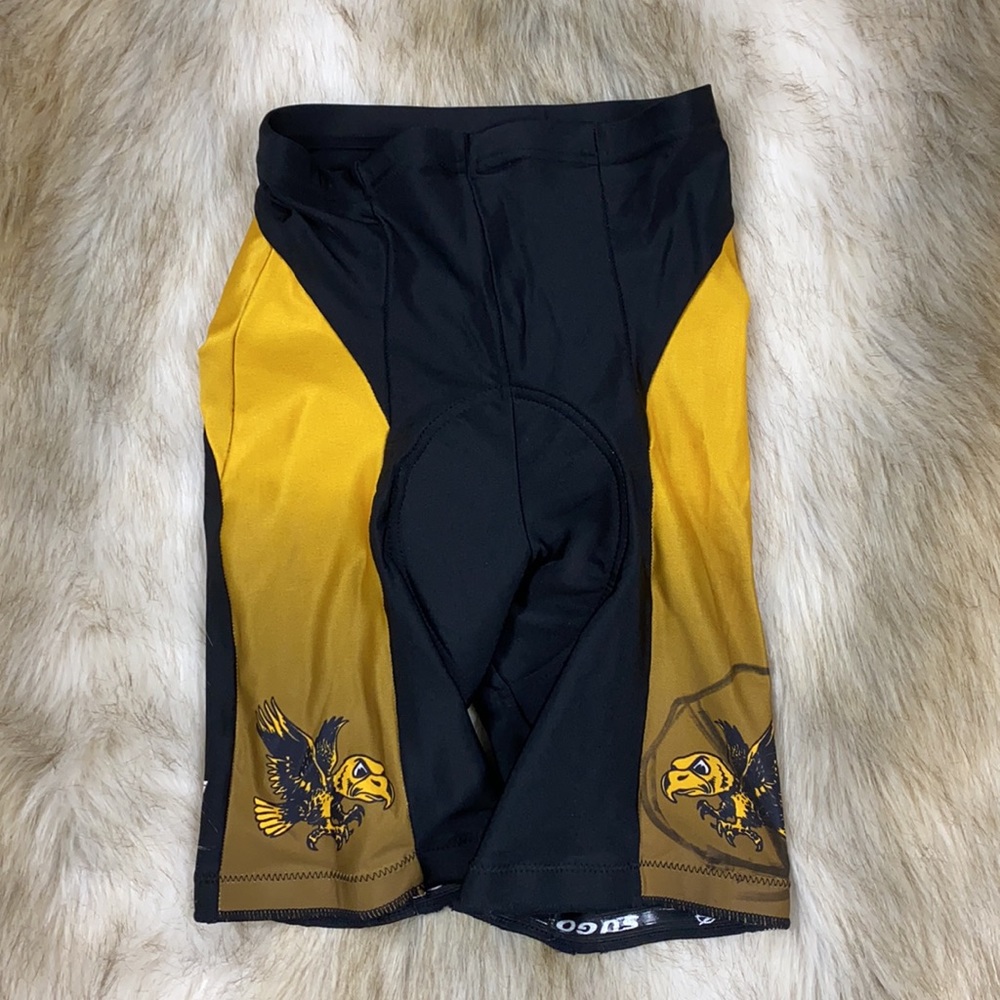 Men’s Sugoi Iowa Hawkeye Bike Shorts, Medium
